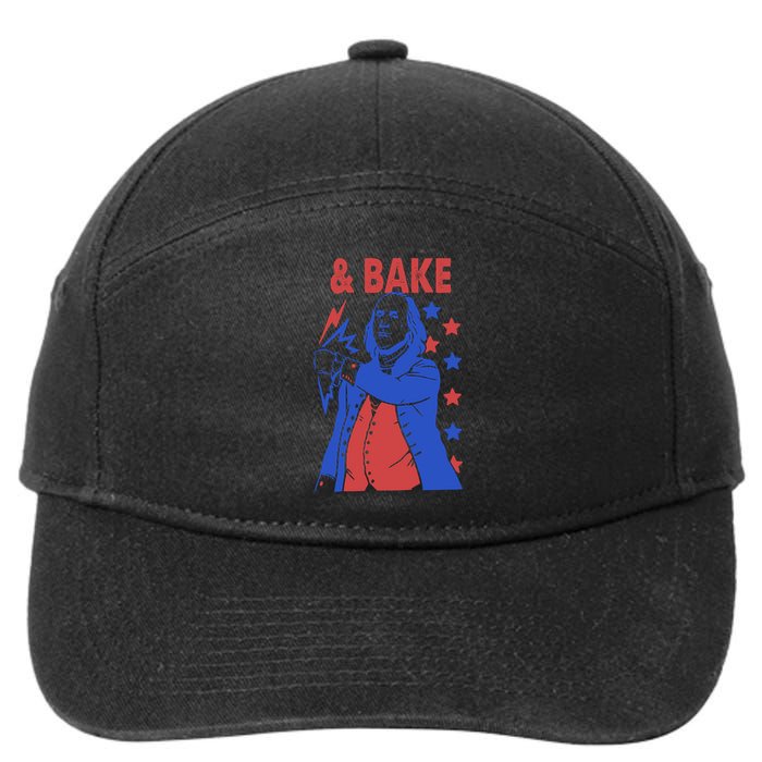 And Bake Shake And Bake Couples Matching 4th Of July 7-Panel Snapback Hat