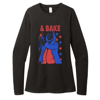 And Bake Shake And Bake Couples Matching 4th Of July Womens CVC Long Sleeve Shirt