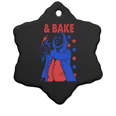 And Bake Shake And Bake Couples Matching 4th Of July Ceramic Star Ornament