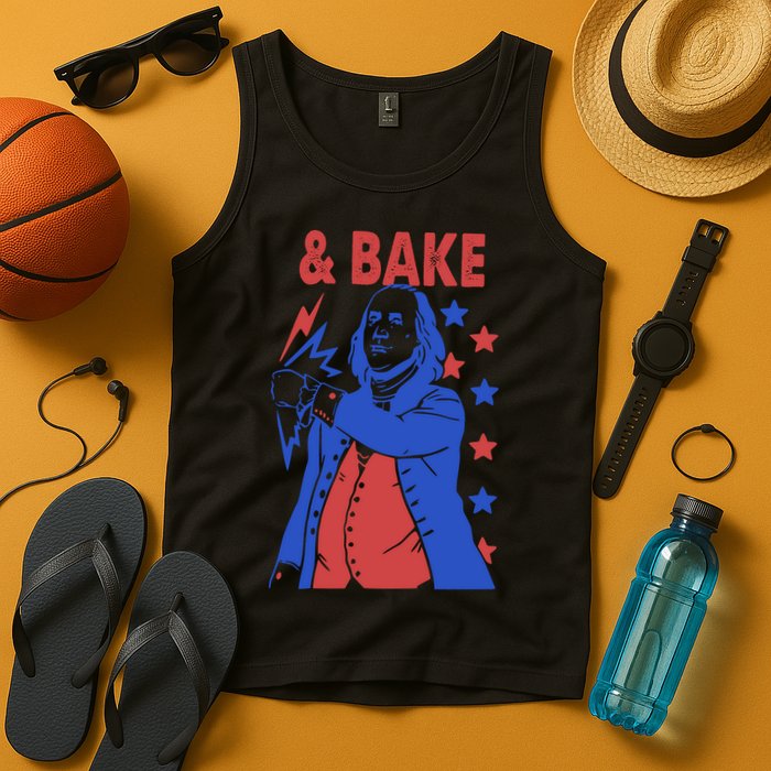 And Bake Shake And Bake Couples Matching 4th Of July Tank Top