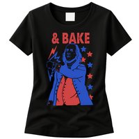 And Bake Shake And Bake Couples Matching 4th Of July Womens T-Shirt