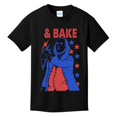 And Bake Shake And Bake Couples Matching 4th Of July Kids T-Shirt