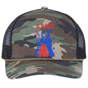 And Bake Shake And Bake Couples Matching 4th Of July Retro Rope Trucker Hat Cap