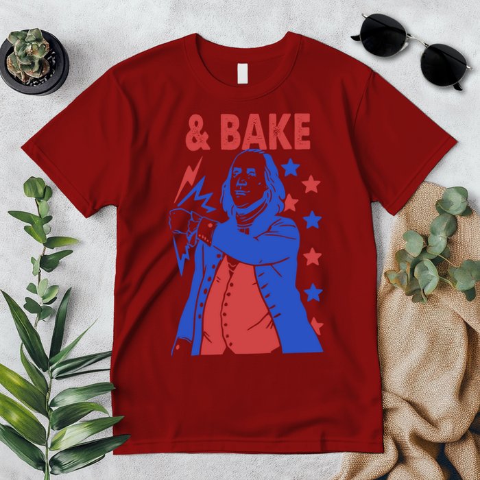 And Bake Shake And Bake Couples Matching 4th Of July Premium T-Shirt
