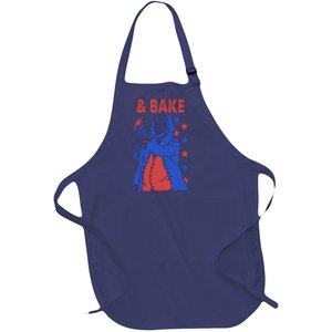 And Bake Shake And Bake Couples Matching 4th Of July Full-Length Apron With Pockets