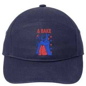 And Bake Shake And Bake Couples Matching 4th Of July 7-Panel Snapback Hat