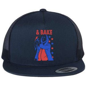 And Bake Shake And Bake Couples Matching 4th Of July Flat Bill Trucker Hat