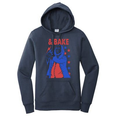 And Bake Shake And Bake Couples Matching 4th Of July Women's Pullover Hoodie