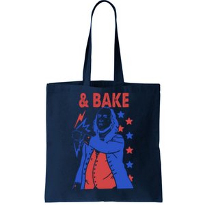 And Bake Shake And Bake Couples Matching 4th Of July Tote Bag