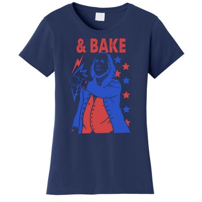 And Bake Shake And Bake Couples Matching 4th Of July Women's T-Shirt