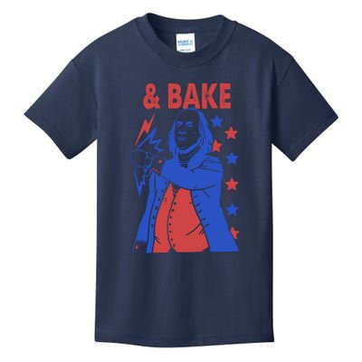 And Bake Shake And Bake Couples Matching 4th Of July Kids T-Shirt