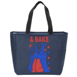 And Bake Shake And Bake Couples Matching 4th Of July Zip Tote Bag