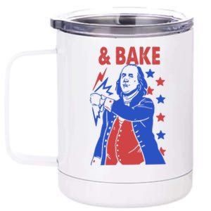 And Bake Shake And Bake Couples Matching 4th Of July 12 oz Stainless Steel Tumbler Cup