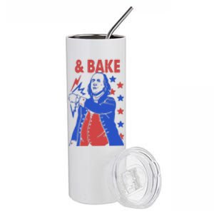 And Bake Shake And Bake Couples Matching 4th Of July Stainless Steel Tumbler