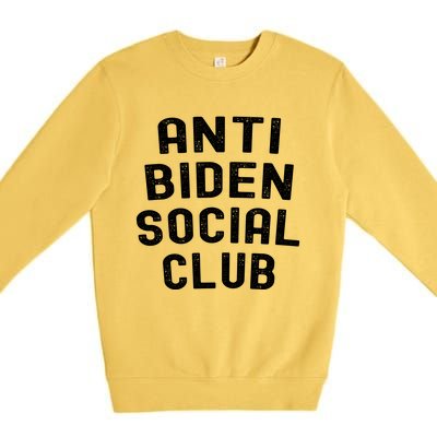 Anti Biden Social Club Premium Crewneck Sweatshirt