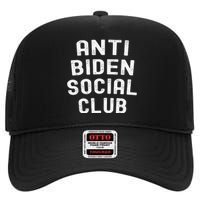 Anti Biden Social Club High Crown Mesh Back Trucker Hat