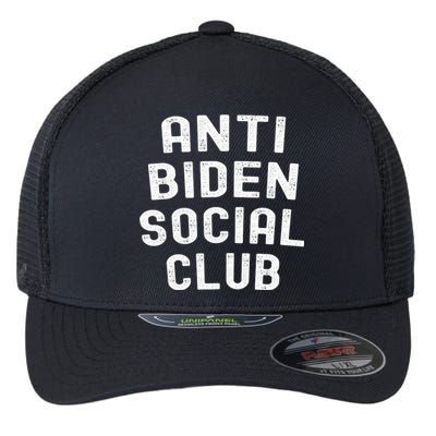 Anti Biden Social Club Flexfit Unipanel Trucker Cap