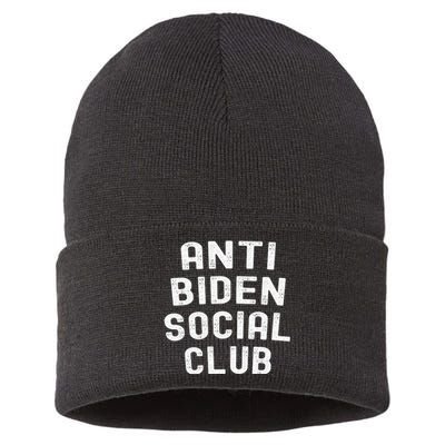 Anti Biden Social Club Sustainable Knit Beanie