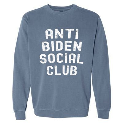 Anti Biden Social Club Garment-Dyed Sweatshirt