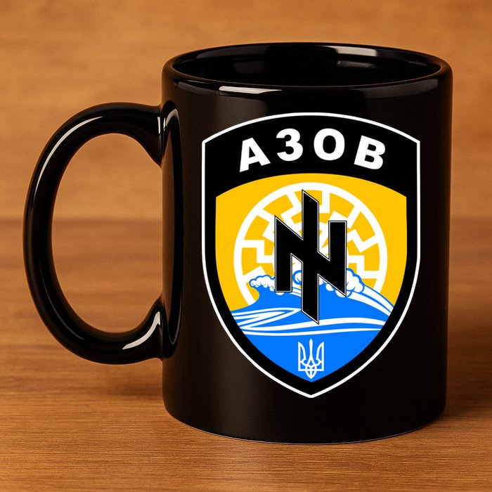 Azov Battalion Support Ukraine Military 11oz C Handle Ceramic Mug