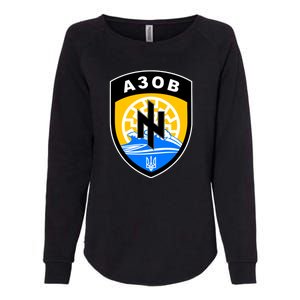 Azov Battalion Support Ukraine Military Womens California Wash Sweatshirt