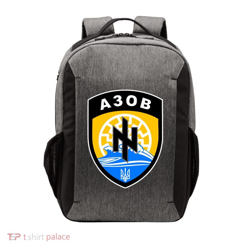 Azov Battalion Support Ukraine Military Vector Backpack