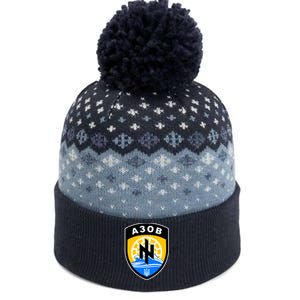 Azov Battalion Support Ukraine Military The Baniff Cuffed Pom Beanie