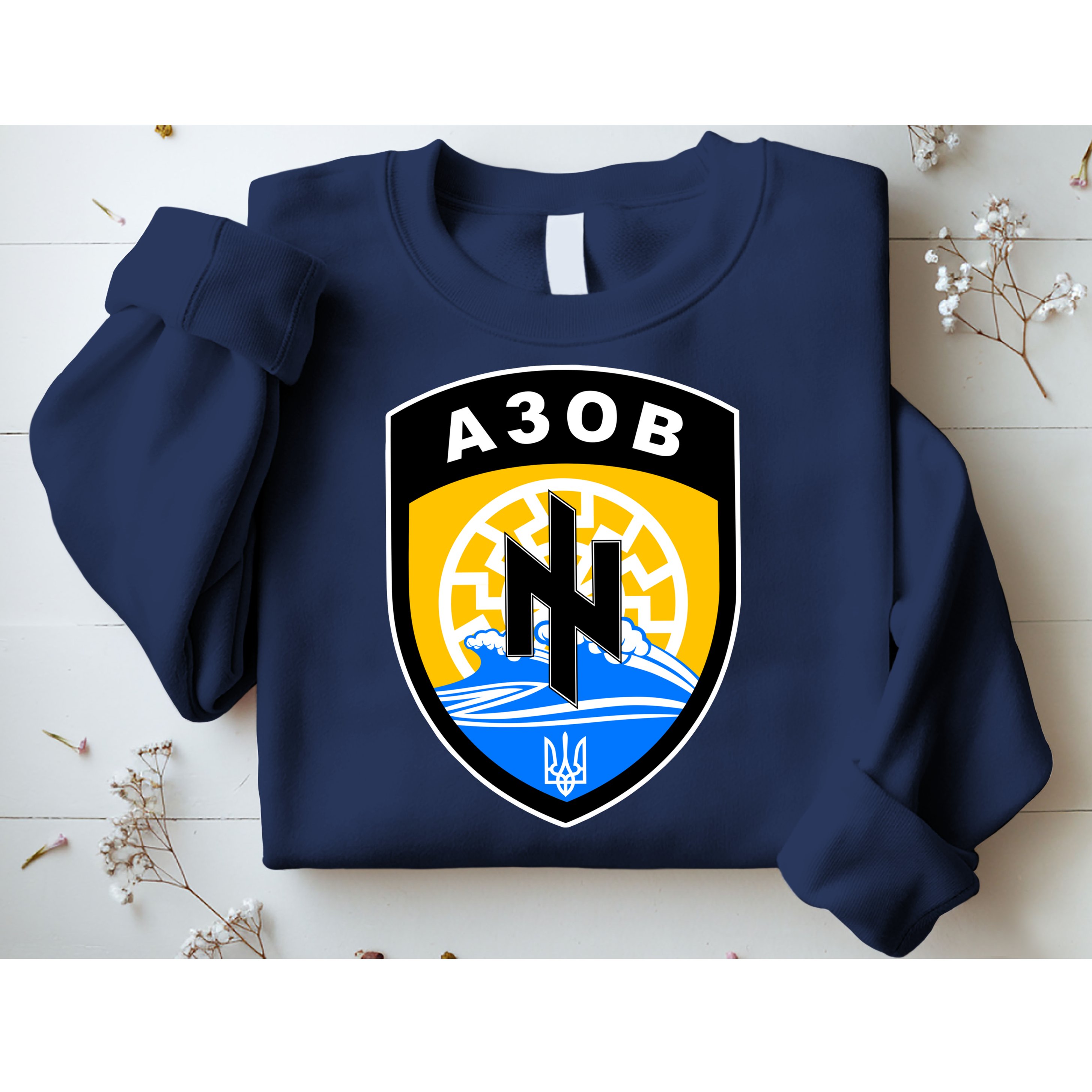 Azov Battalion Support Ukraine Military Sweatshirt