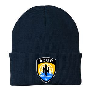 Azov Battalion Support Ukraine Military Knit Cap Winter Beanie