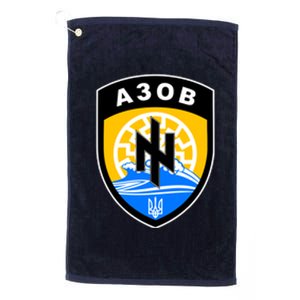 Azov Battalion Support Ukraine Military Platinum Collection Golf Towel