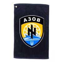 Azov Battalion Support Ukraine Military Platinum Collection Golf Towel