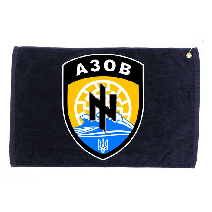 Azov Battalion Support Ukraine Military Grommeted Golf Towel