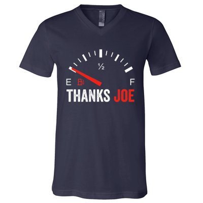 Anti Biden Shirt Thanks Joe Gas Prices Protest V-Neck T-Shirt