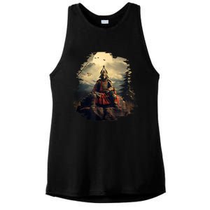 Anchor Blue Samurai Ladies PosiCharge Tri-Blend Wicking Tank