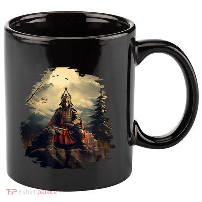 Anchor Blue Samurai 11oz C Handle Ceramic Mug