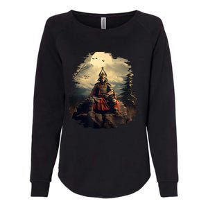 Anchor Blue Samurai Womens California Wash Sweatshirt