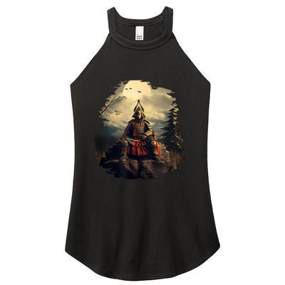 Anchor Blue Samurai Women's Perfect Tri Rocker Tank