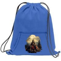 Anchor Blue Samurai Sweatshirt Cinch Pack Bag