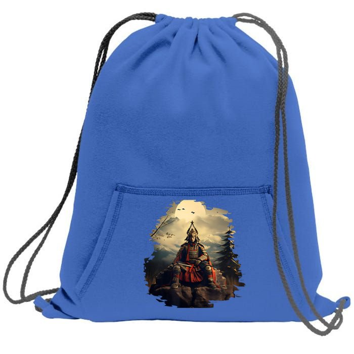 Anchor Blue Samurai Sweatshirt Cinch Pack Bag