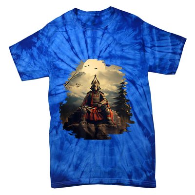 Anchor Blue Samurai Tie-Dye T-Shirt
