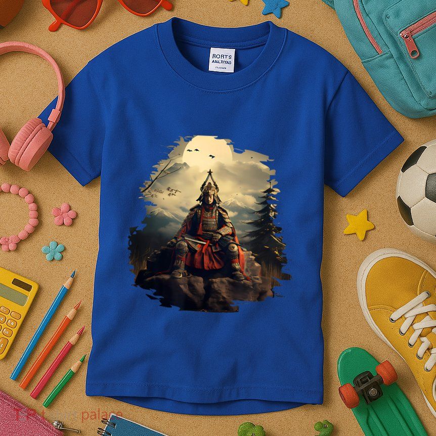 Anchor Blue Samurai Kids T-Shirt