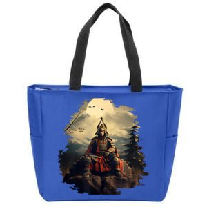 Anchor Blue Samurai Zip Tote Bag