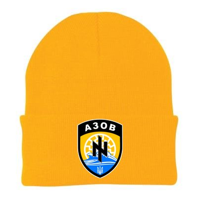 Azov Battalion Support Ukraine Military Knit Cap Winter Beanie