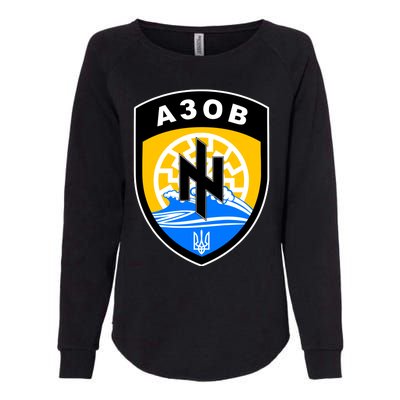 Azov Battalion Support Ukraine Military Womens California Wash Sweatshirt