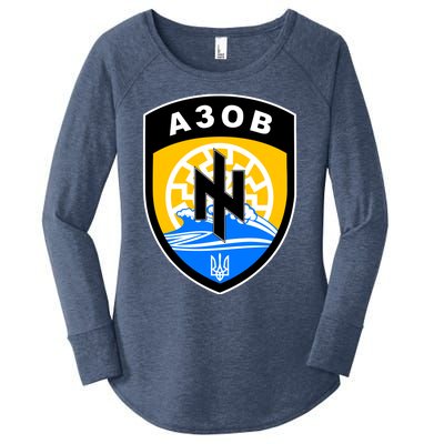 Azov Battalion Support Ukraine Military Women's Perfect Tri Tunic Long Sleeve Shirt