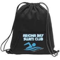 Arizona Bay Swim Club Learn To Swim Team Sweatshirt Cinch Pack Bag