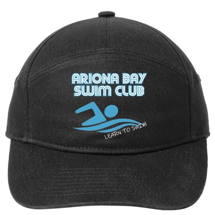 Arizona Bay Swim Club Learn To Swim Team 7-Panel Snapback Hat