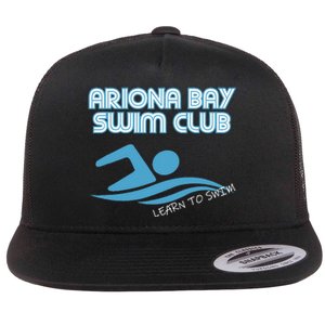 Arizona Bay Swim Club Learn To Swim Team Flat Bill Trucker Hat