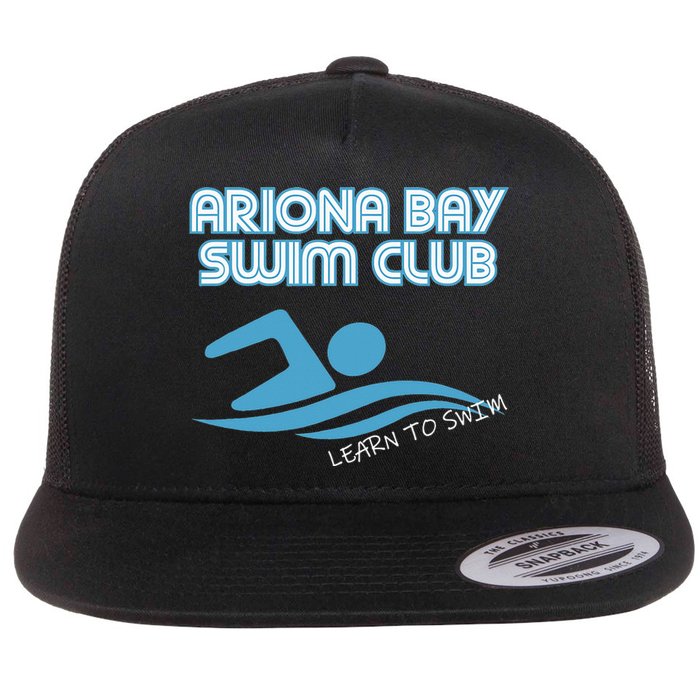 Arizona Bay Swim Club Learn To Swim Team Flat Bill Trucker Hat