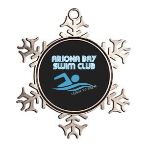 Arizona Bay Swim Club Learn To Swim Team Metallic Star Ornament